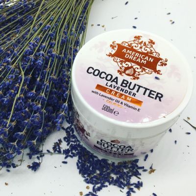 NEW: American Dream Cocoa Butter Cream 500ml with LAVENDER