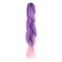 Braiding fibre hair extensions in halloween purple and other colours - Kanekalon Brilliant Jumbo Braid