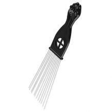 American Dream Large Metal Fanned Afro Pick: Fist